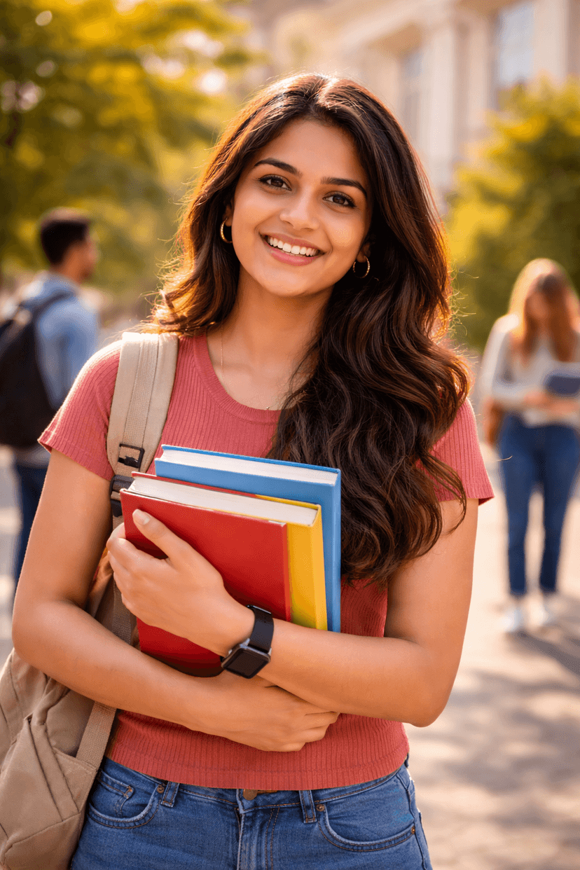 Indian student planning to study abroad with Abroades LLP